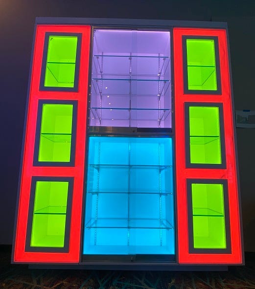 The Importance of Lighting for Prize Redemption - Multicolor Illuminated Display Case