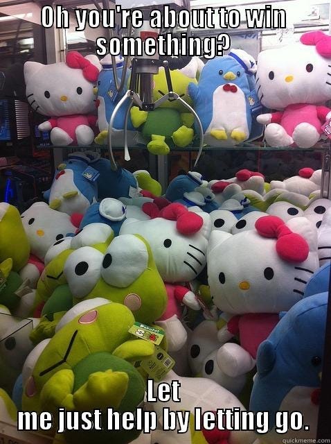 Hello Kitty Product in Crane Game