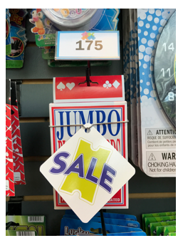 Managing Excess Inventory - Shelf Talkers for Sale Items
