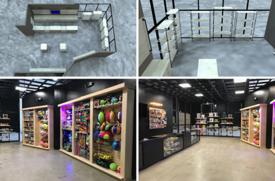 Science of Merchandising - Redemption Room Example Layout