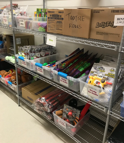 Science of Merchandising - Redemption Storage Room
