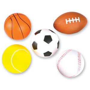 Foam Sports Balls 3In Asmt