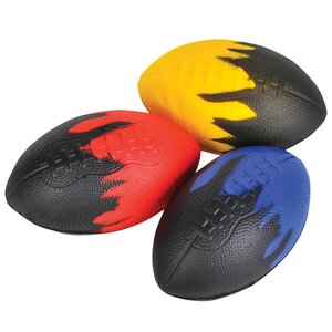 Foam Flame Footballs 8In Asmt