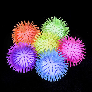 Light Up Puffer Ball 5In Asmt