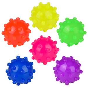 Light Up Spike Ball 2In Asmt