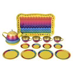 Tie Dye Tea Set 15pcs