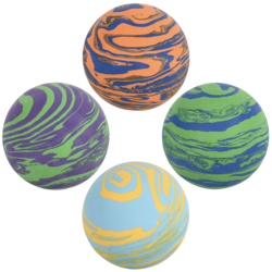 Hi Bounce Swirl Balls 60mm Asmt