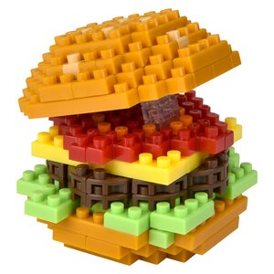 Burger Building Blocks Set