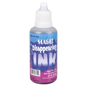 Magic Disappearing Ink
