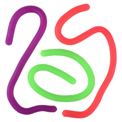 Stretchy Fidget Noodle 10.5in Asmt