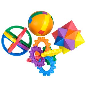 Plastic Puzzle Ball 2.5In Asmt