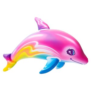 Rainbow Dolphin 36In Inflate