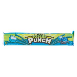 P- Sour Punch Straws Blue Rasp