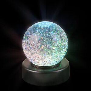 Color Change Glitter Ball 3In