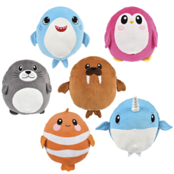 Reversible Sealife 15In Asmt