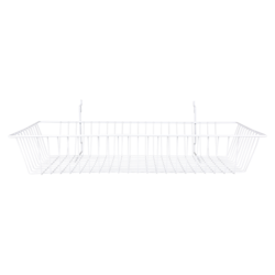 Slatgrid Basket 24X12x4in Whit