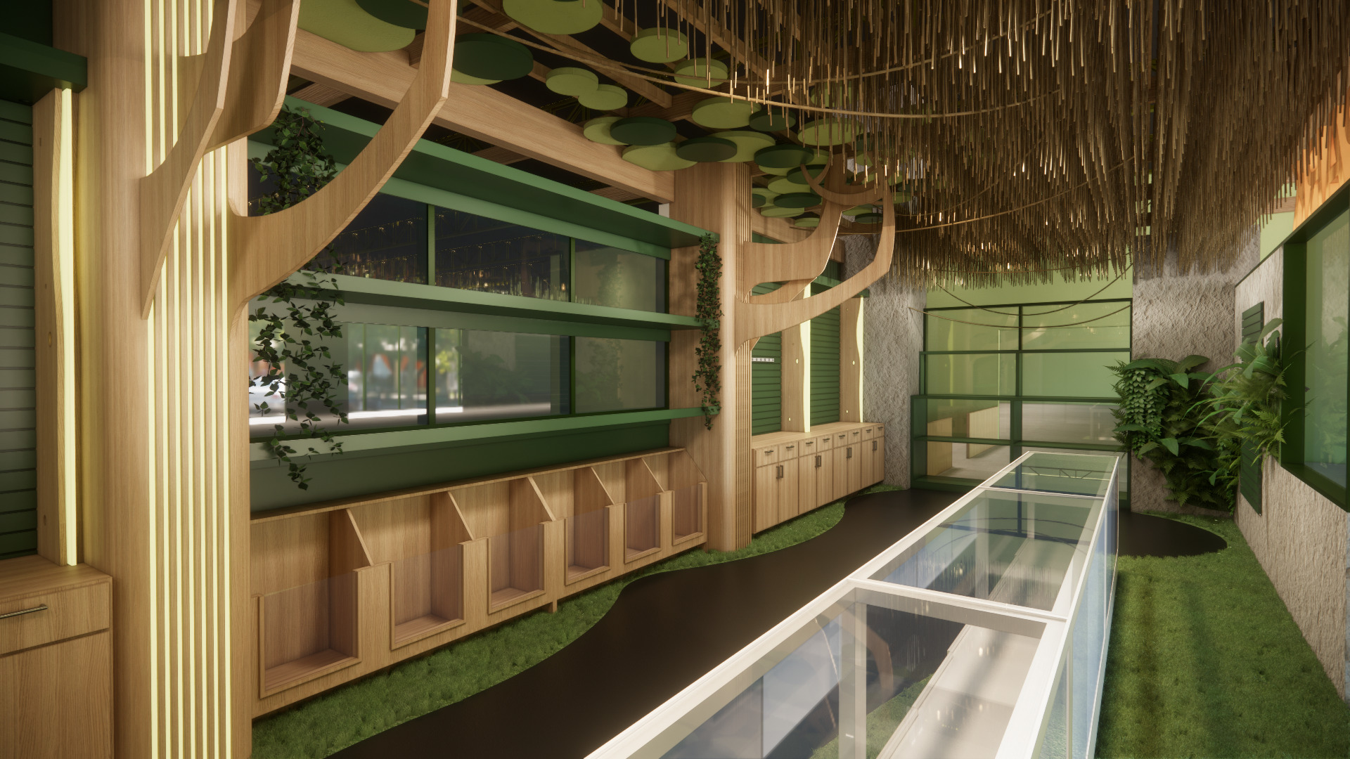 Indoor Amusement Park Virginia Custom Render 2