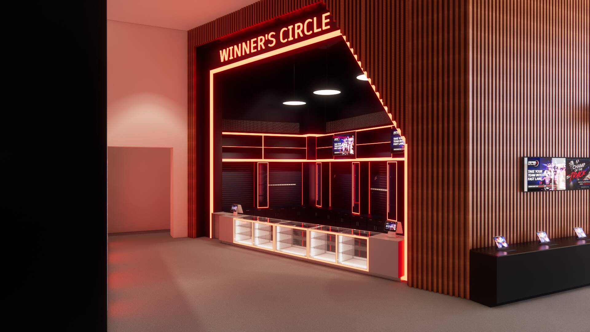 Indoor Karting Illinois Modular Render 1